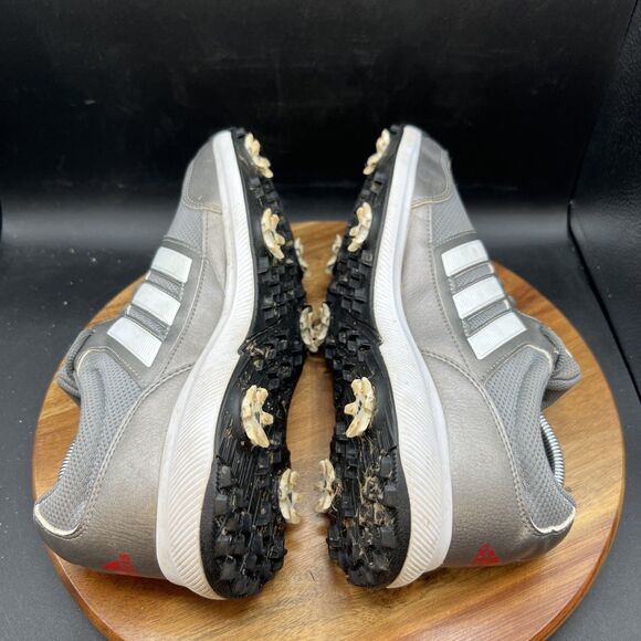 Adidas Mens Size 9.5 Tech Response 2.0 Golf Sneakers Gray Spikes Shoes EE9123 main image 4